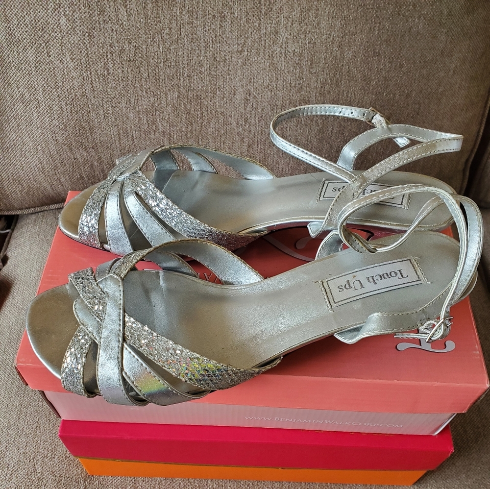 Silver Touch Ups heels